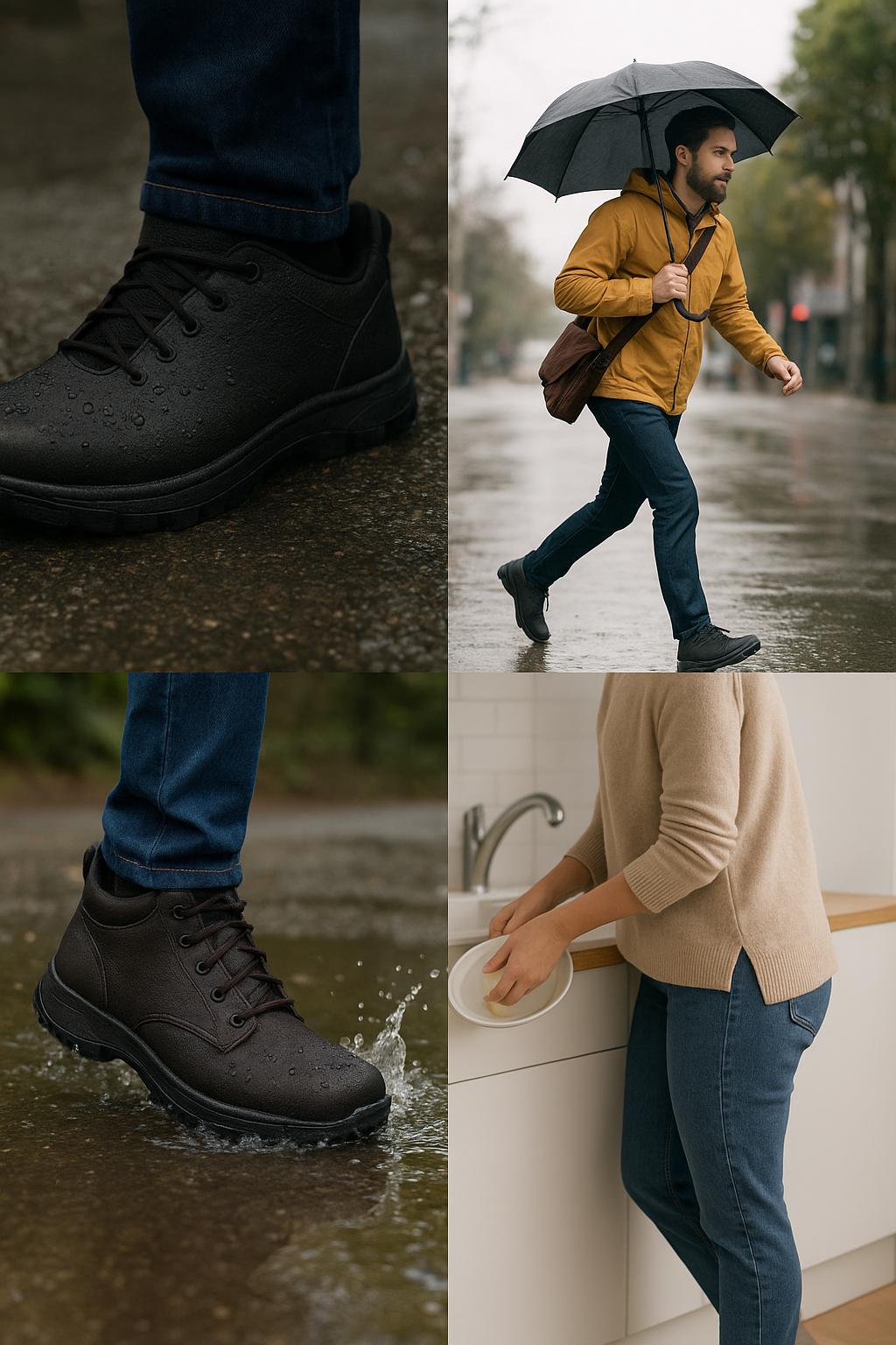 کفش ضدآب و کاربردهای آن در زندگی روزمره