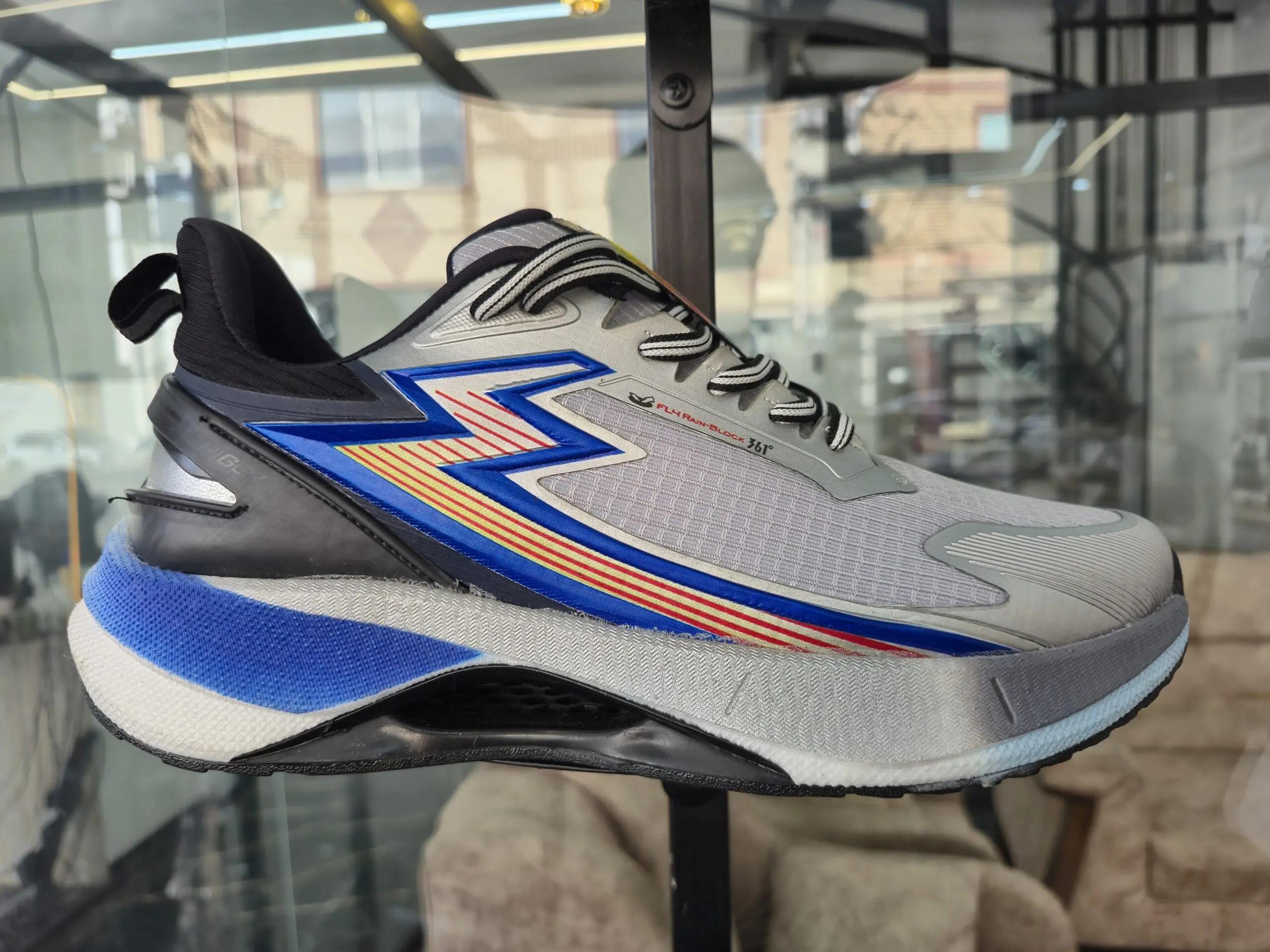 کفش کتانی مردانه کد 438 مدل تری برند 361 درجه چرم تام